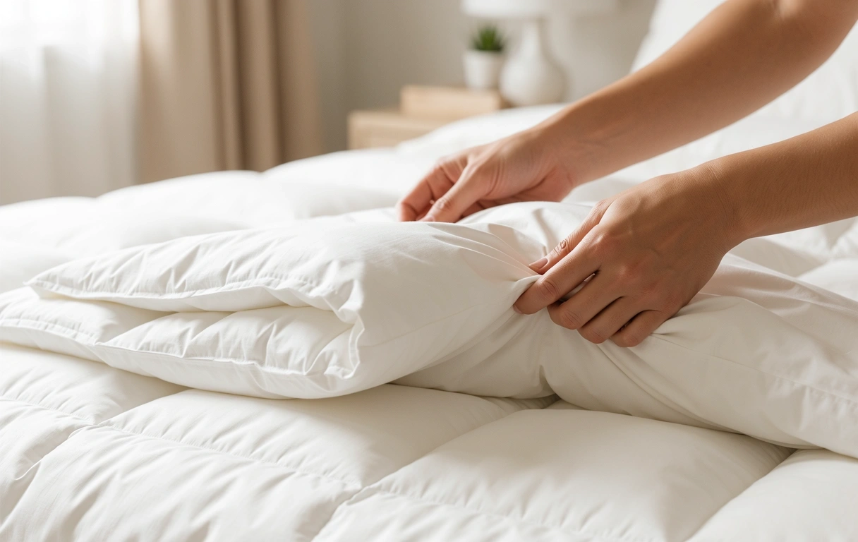 Detalle de cuidado en la rutina diaria